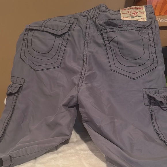 True Religion Other - True Religion Men's Cargo Shorts in Steel Blue